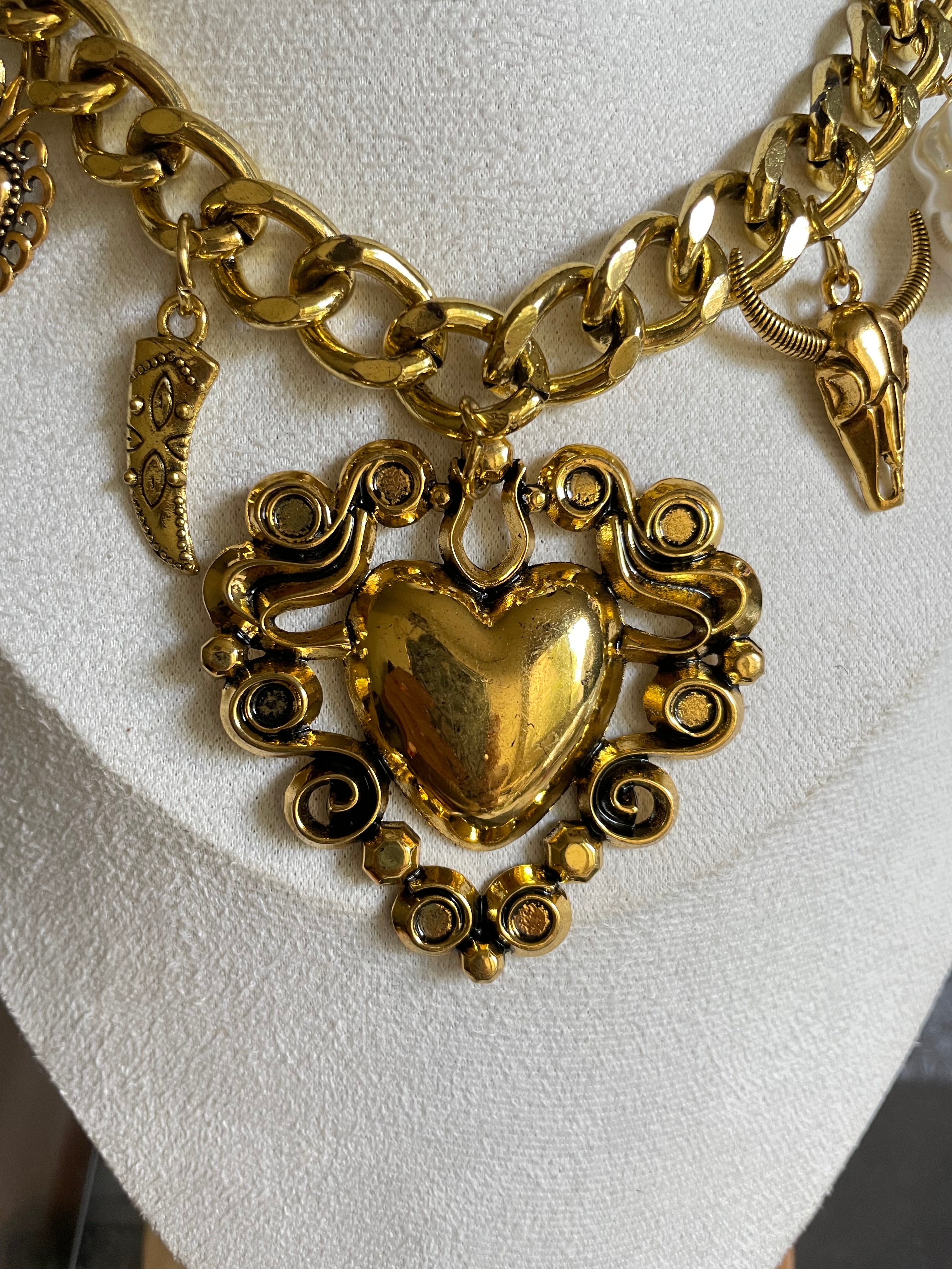 Cadena corazón maxi