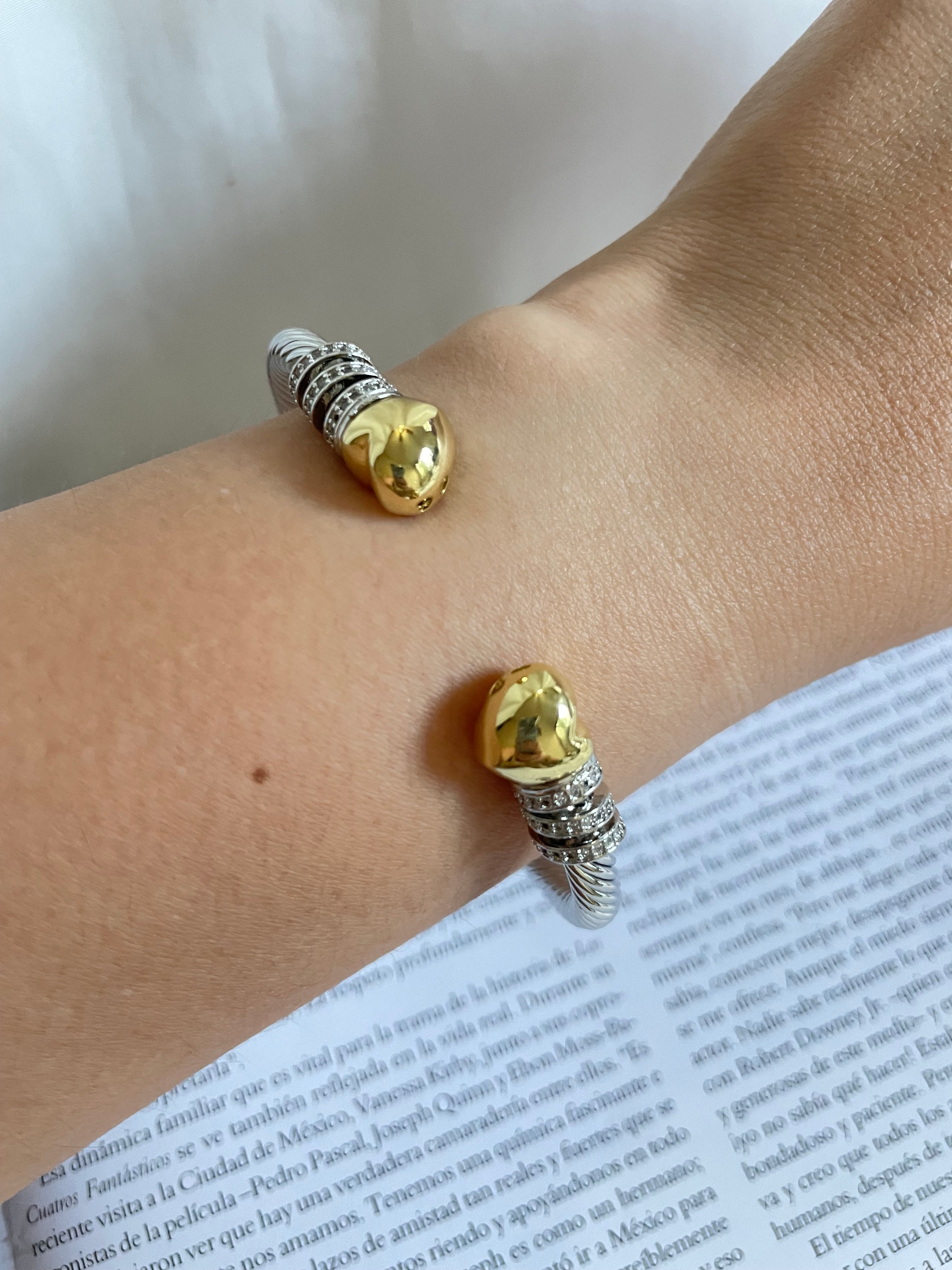 Brazalete vintage combinado