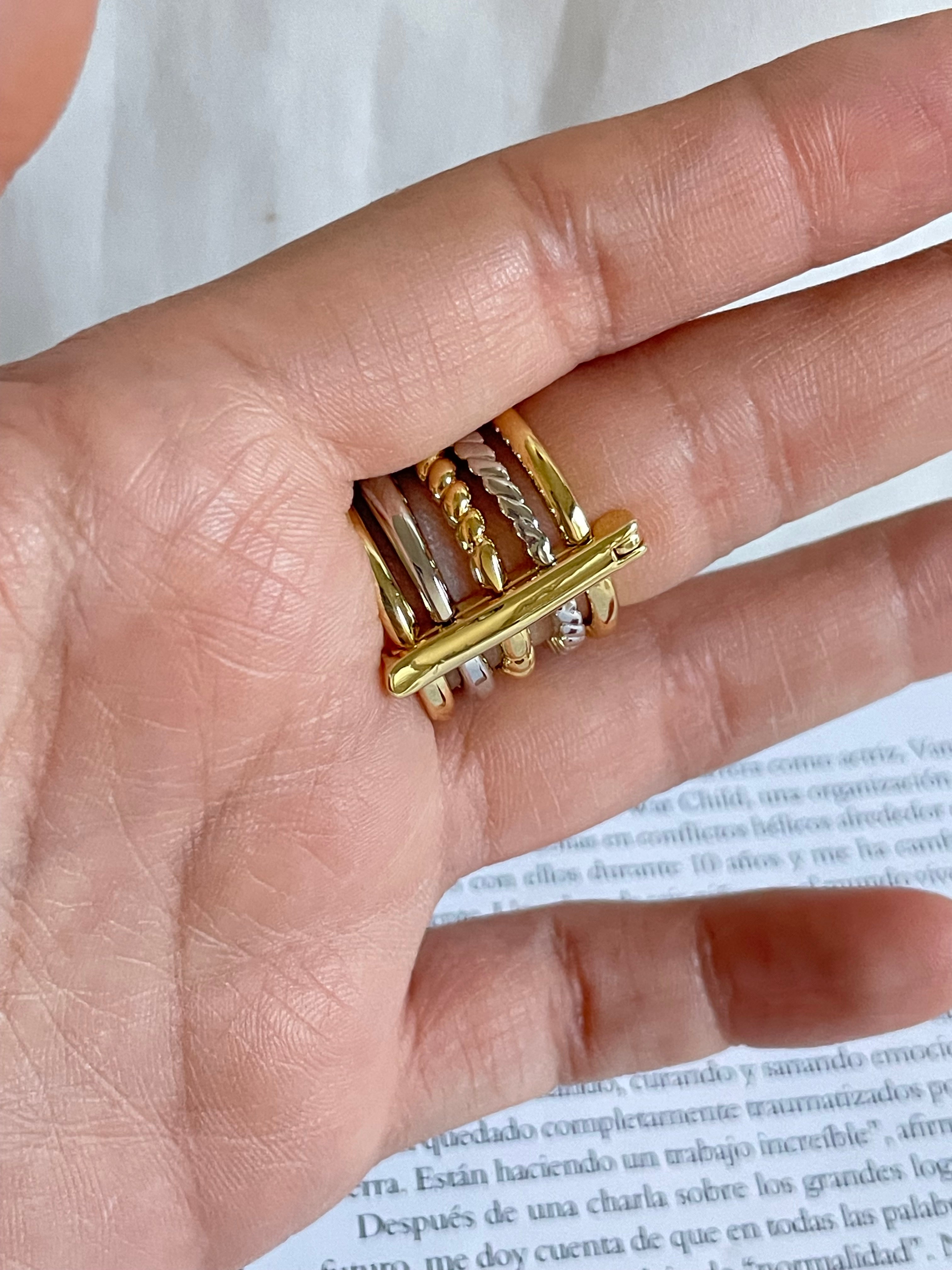 Anillo múltiple combinado