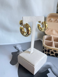 Hoops chunky lisas medianas