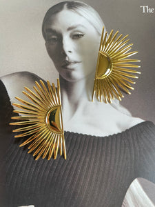Aretes abanico