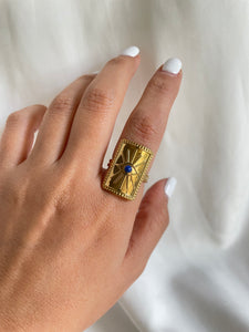 Anillo eye azul