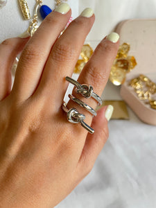 Anillo resorte nudo
