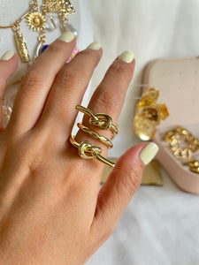 Anillo resorte nudo