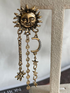 Aretes sol y Luna