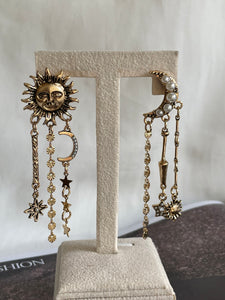 Aretes sol y Luna