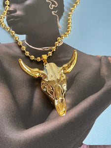 Cadena toro dorado
