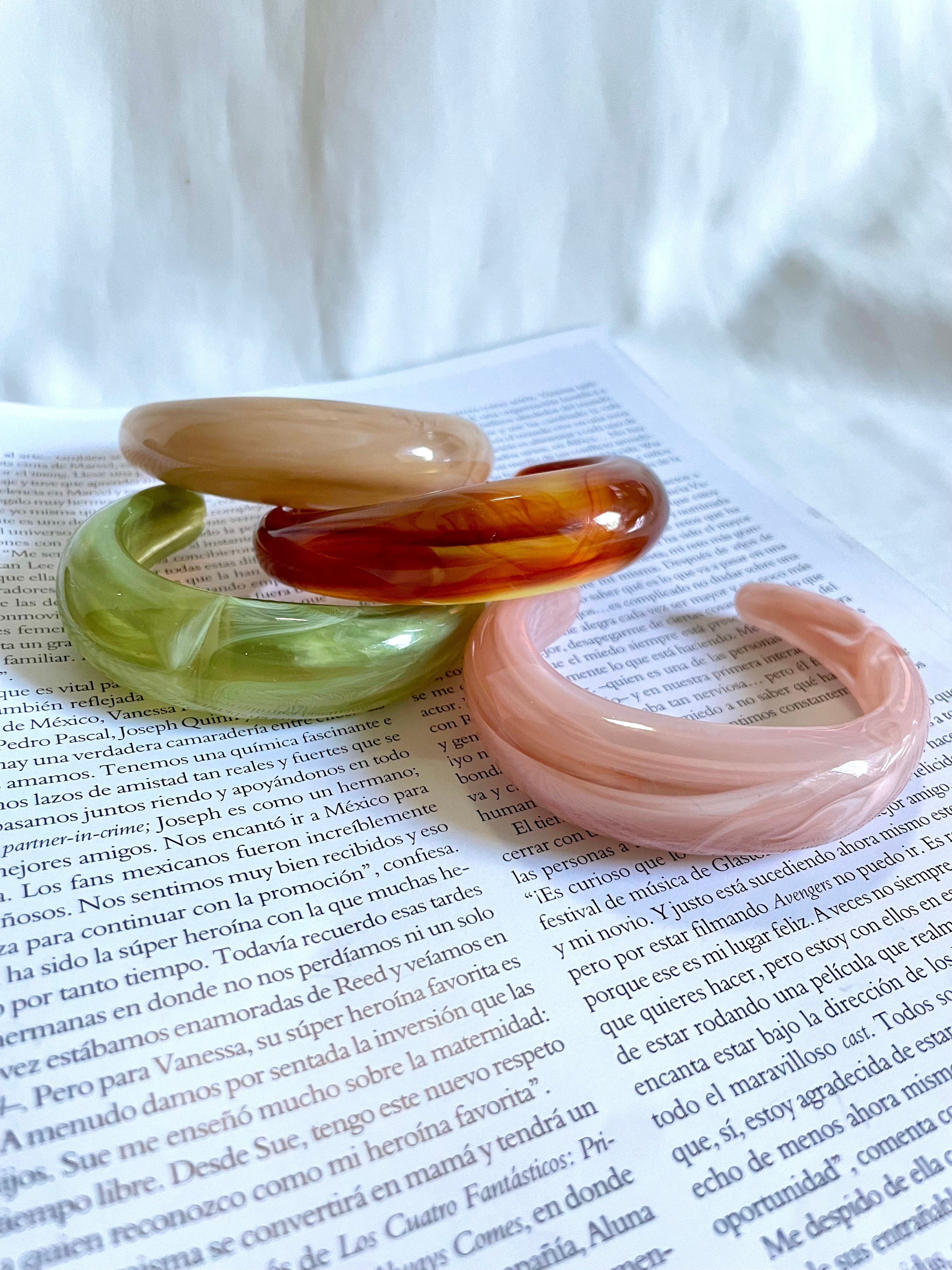 Brazaletes acrílico