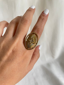 Anillo medalla