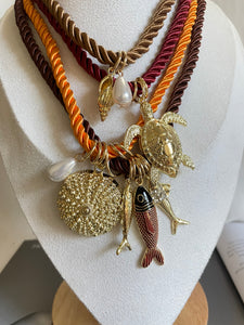 Layering cuerda dorado