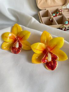 Aretes flor Hawaii