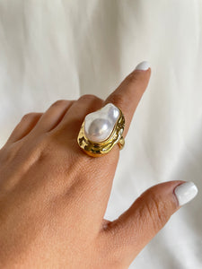 Anillo perla