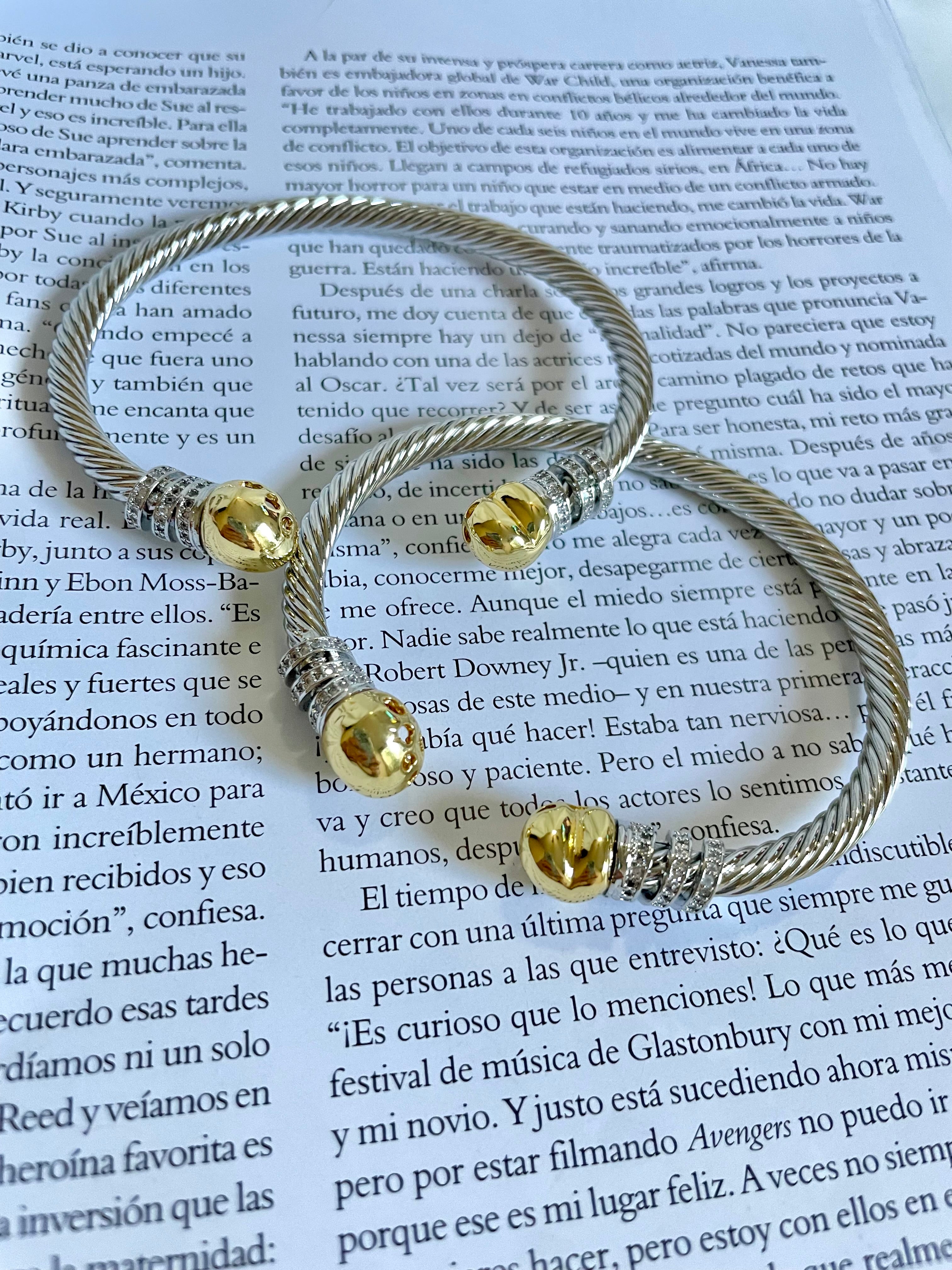 Brazalete vintage combinado