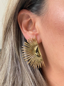 Aretes abanico