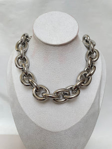 Cadena super chunky plata
