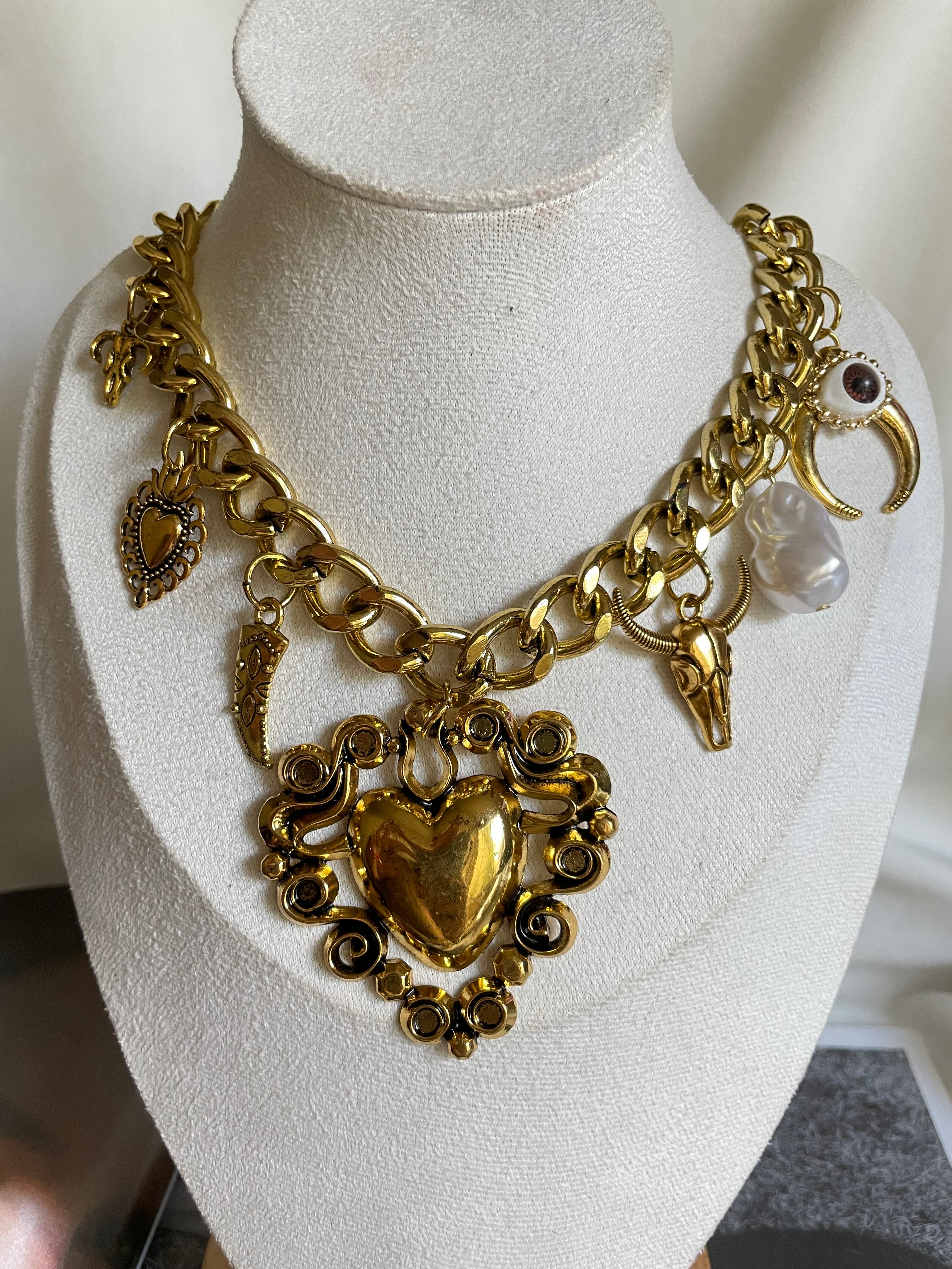 Cadena corazón maxi