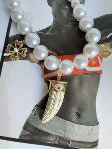 Collar perlas eye